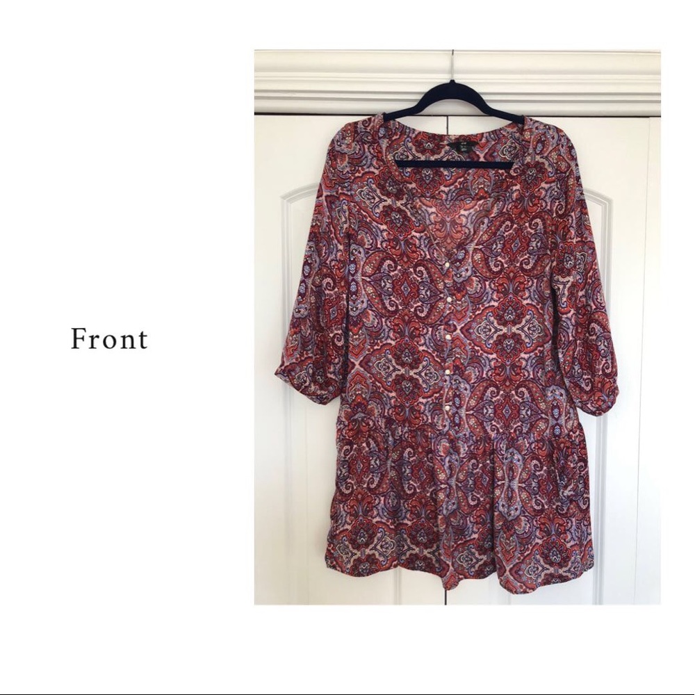 Check out this printed H&M dress! Great for fall!